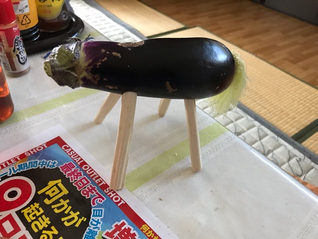 お盆前半。
